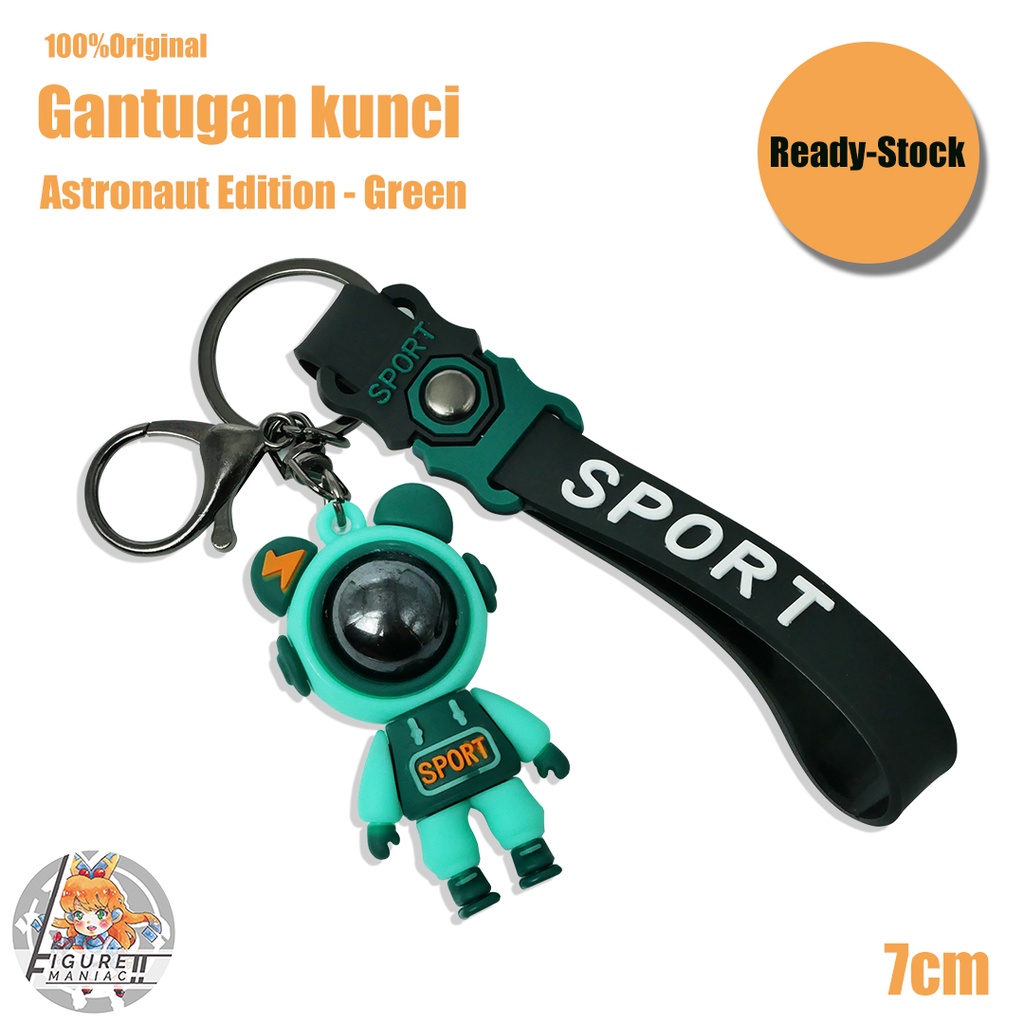 Gantungan Kunci - Astronout 3D Edition 7 cm Premium Import Astronot lucu Gantungan Kunci Lucu Gantungan Kunci Cute