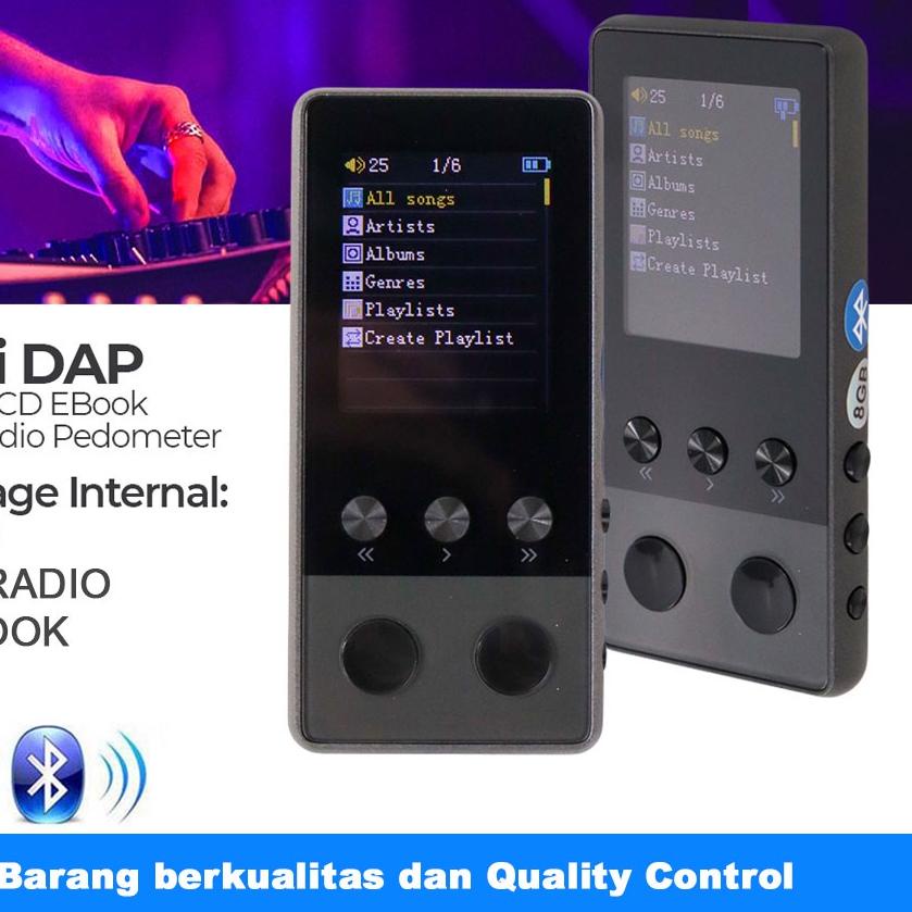 New DAP MP3 Player Bluetooth HiFi LCD E-Book FM Radio Pedometer - ONDA A5 ♚fab™
