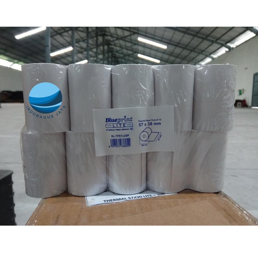 

[DVP37] Kertas thermal blue print 57x38 | Kertas struk kasir|1pack isi 10 roll 6jgha