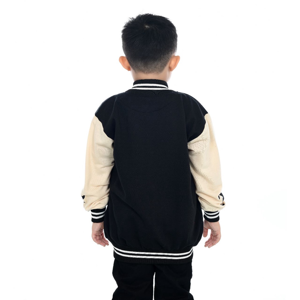 Jaket Varsity Anak Anak Laki-Perempuan Baseball Usia 1-10thn