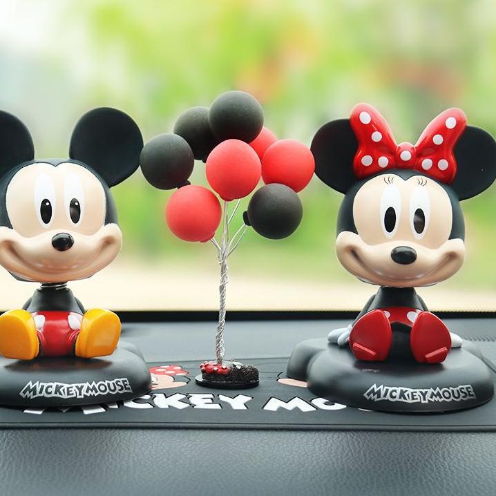 mickey minnie balon  mobil mickey minnie mouse  DASHBOARD MOBIL FIGURE MICKEY MOUSE MINNIE MOUSE DIS