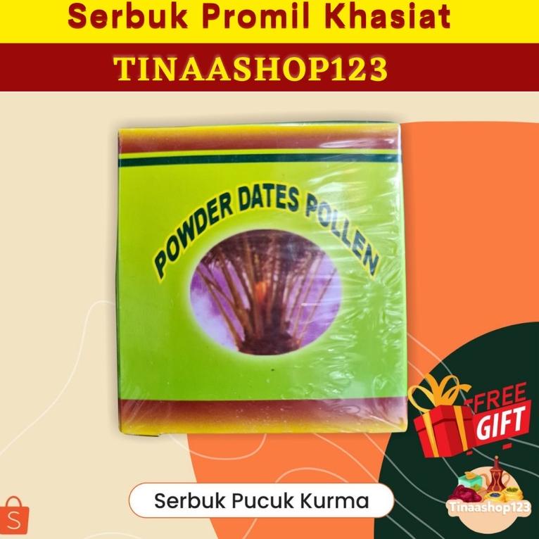

Grosir ｀ Serbuk pucuk Kurma Powder Dates Pollen/ promil suami istri berkualitas super premium Tinaashop123 ☁