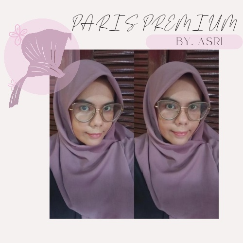 PARIS PREMIUM by. ASRI COLLECTION kerudung paris segiempat