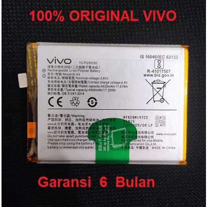 VIVO Battery Baterai Batre Batere Vivo Z1x Z5 BH3 B-H3 Original