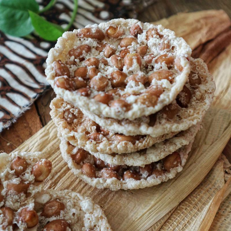 

PEYEK MINI KACANG ENAK GURIH RENYAH peyek kacang bulat full kacang