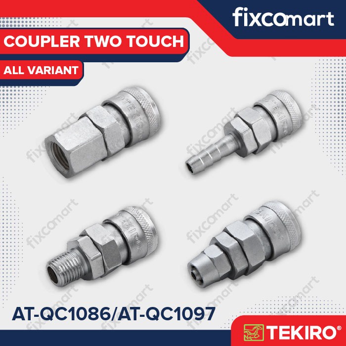 Tekiro Quick Coupler Two Touch 20 / 30 / 40 SF / SH / SM / SP Sambungan Selang Kompresor