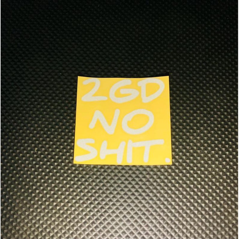 Sticker Mobil 2GD Noshit