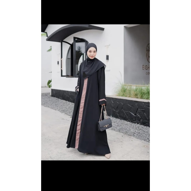 Abaya radwah terbaru -promo-Abaya arab terbaru-gamis hitam remaja kekinian- dress remaja-dress muslimah terbaru-gamis syari kekinian-abaya pita badan-gamis tangan lebar-dubai permata-pita badan - dubai 225-dress hitam-dress polos-abaya best seller