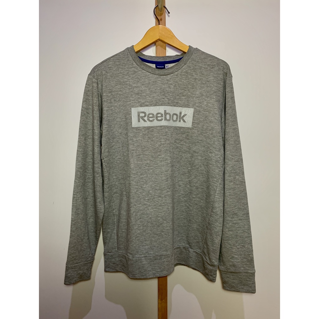 reebok crewneck gray original size 100 on tag / size L - second