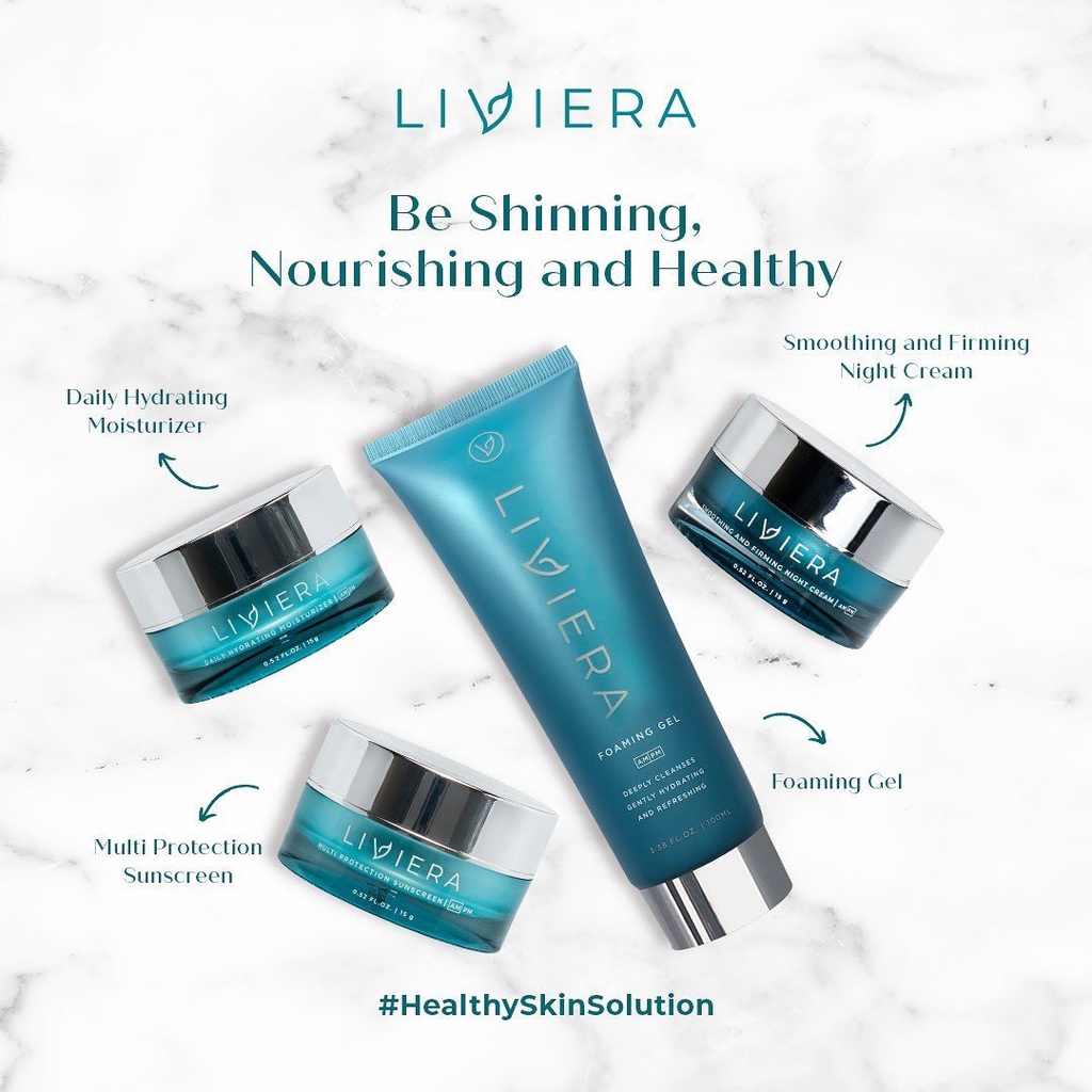 Liviera Skin Beauty Product Skincare Hydrating Mosturizer Face Wajah Skincare Bahan terbaik Ready Stock Siap kirim Instan Malang Skincare Korea Lembut Moist Green Face skin neck good white putih skin tone Hijau Grosir Termurah Little Miss Sunshine