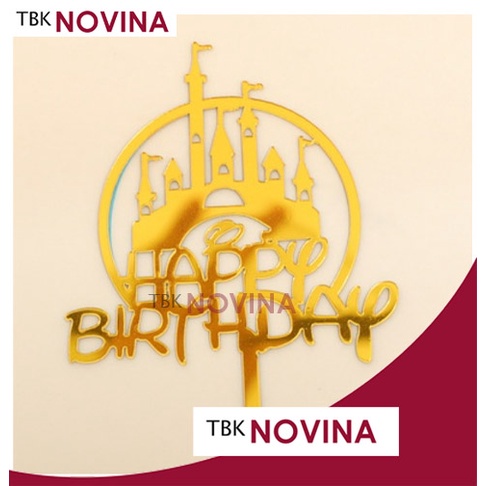 TOPPER HAPPY BIRTHDAY AKRILIK BESAR