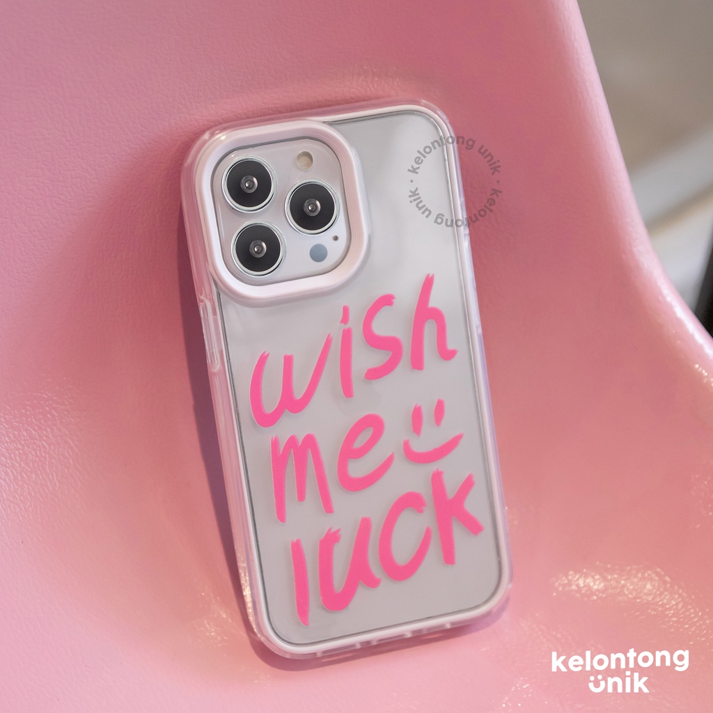 For iPhone - Wish Me Luck 3 in 1 Ring Shockproof Case