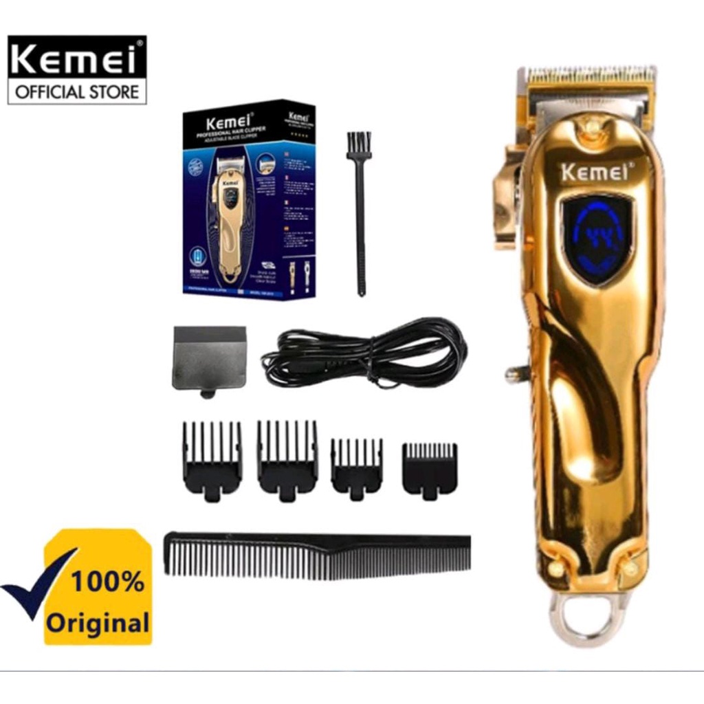 Hair Clipper Kemei KM 2010 Alat Cukur Pangkas Rambut Elektrik Barbershop Original