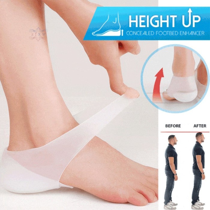 barokahgamis Silicone Invisible Height Increase Insole