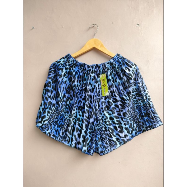 Hotpants Plisket Hyget Motif Leopard jumbo 30-100kg