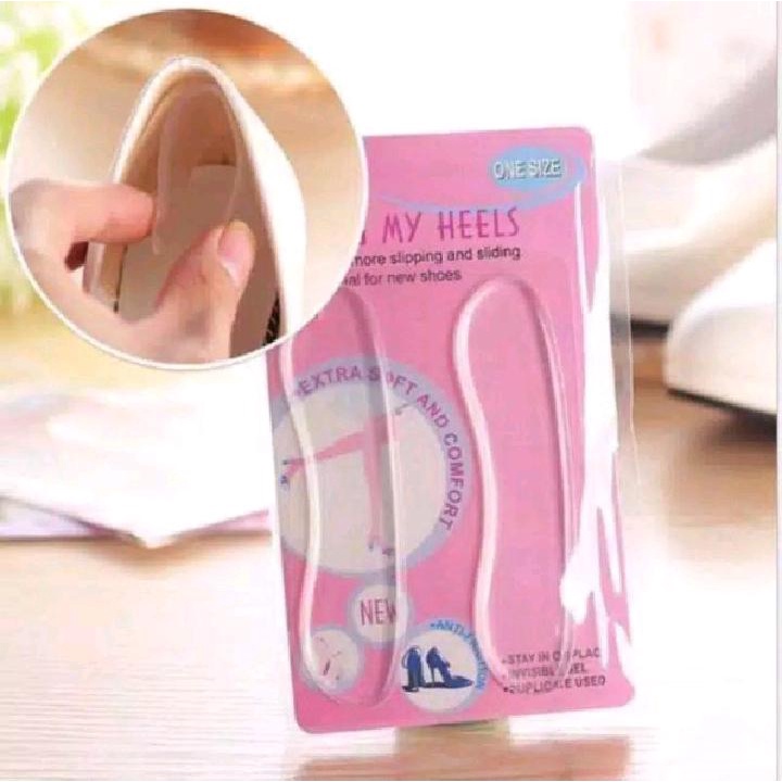 Silikon Tumit Kaki Anti Lecet Pelindung Tumit Kaki Set Hug My Heels Feet Bantalan Gel Tumit Silicone