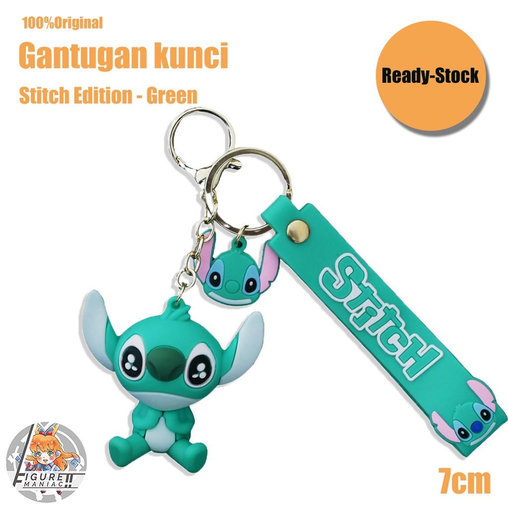 Gantungan Kunci - Stitch 3D Edition 7 cm Premium Import Lilo Stitch Stich Gantungan Kunci Lucu Gantungan Kunci Cute