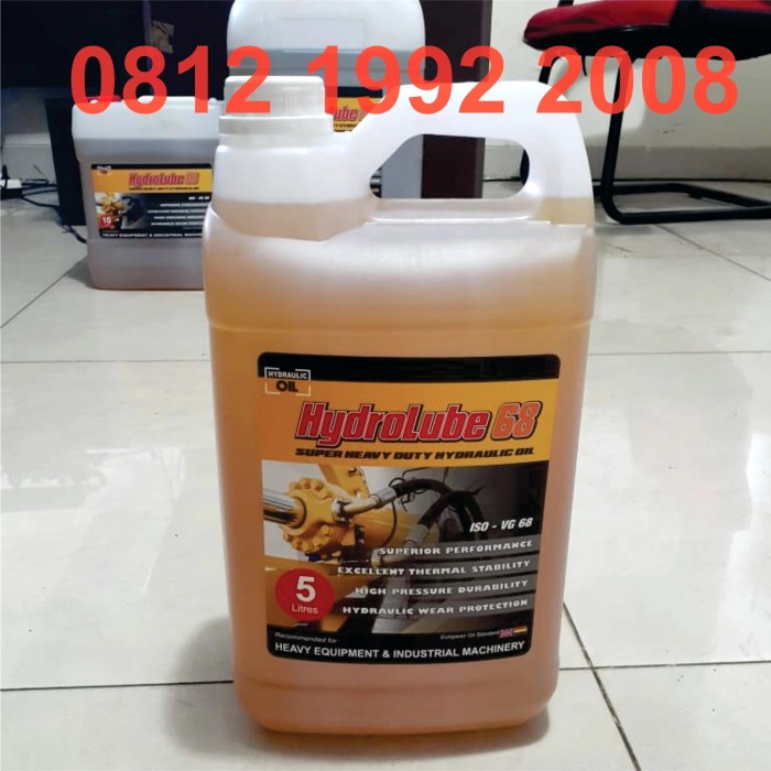 HYDROLUBE HYDRAULIC OIL OLI HIDROLIK 5 LITER