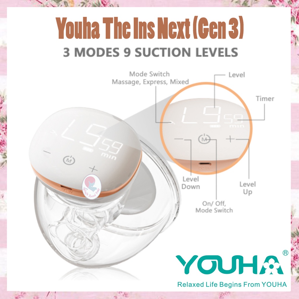 Youha Gen 3 Breastpump / Youha The Ins Next / Youha The Ins Gen 3 Wearable