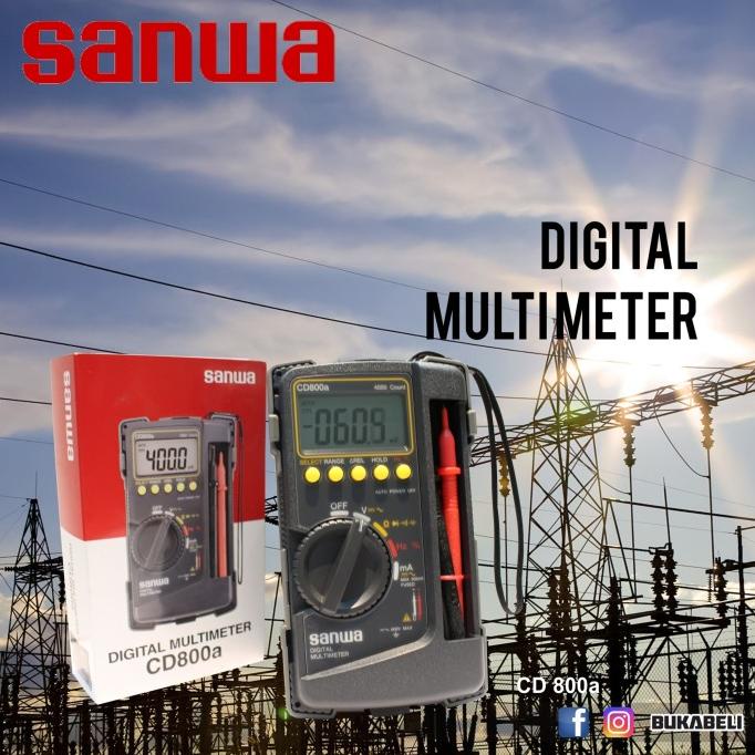 Original Digital Multitester Sanwa CD800A - Multi meter CD800A SANWA