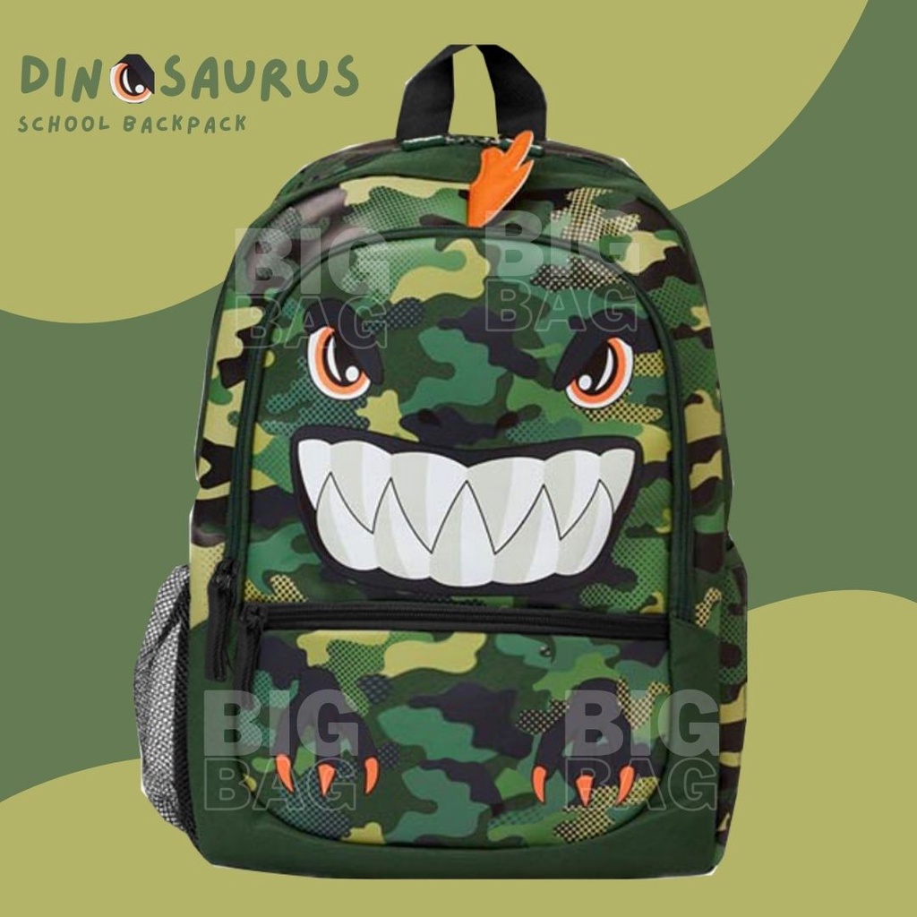 PTS - Ransel Sekolah Anak -  Ransel Dinosaurus - Ransel Dino Ransel Hiu Best Budz Kids School Backpack Ukuran SD - - Shark Best Quality