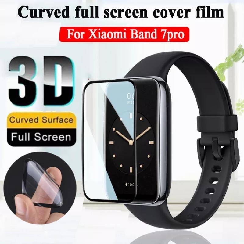 Film Melengkung 3D Untuk Xiaomi band 7Pro Miband 7Pro Pelindung Layar Cakupan Penuh Film Pelindung Untuk Mi band 6 5 4 Jam Tangan Pintar