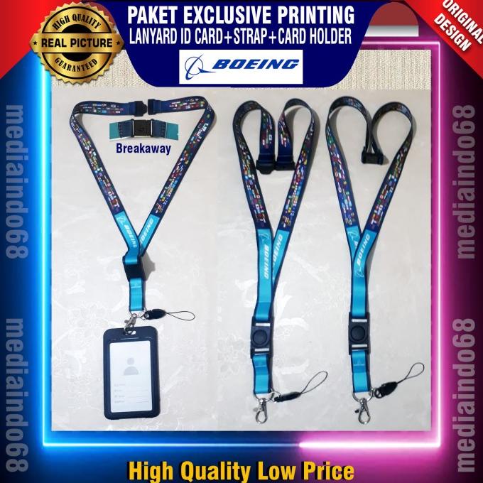 

PROMO Boeing Lanyard ID CARD-Breakaway Printing Fullcolor