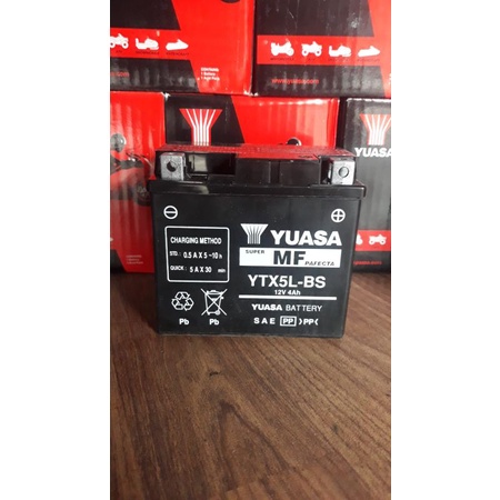 AKI ACCU AKI KERING YUASA BUAT MOTOR VARIO 125-SATRIA FU -YAMAHA N MAX