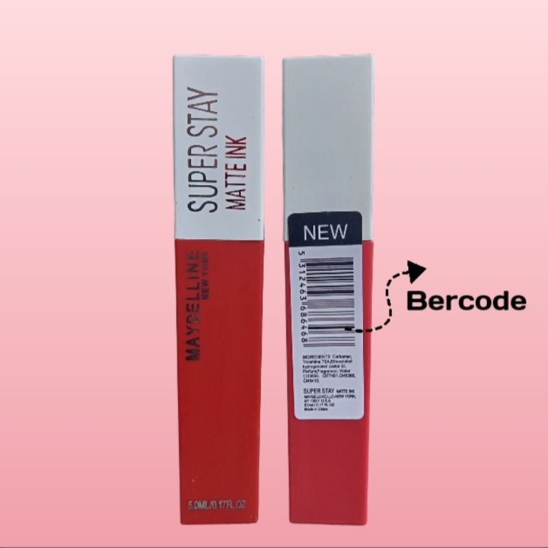 [ECER] Lipcream Maibelin Super Stay Matte ink Barcode 60888