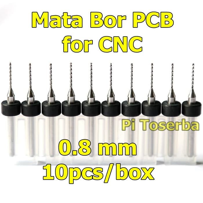 Drill bit 0.8mm 10pcs PCB mini drill tungsten Mata Bor for PCB CNC