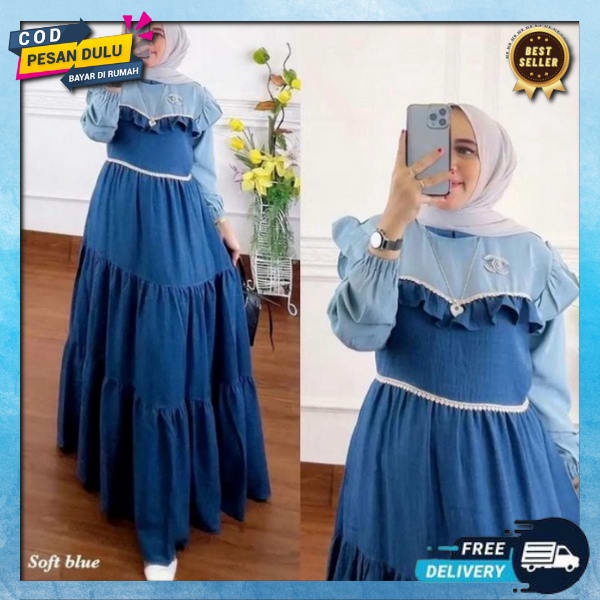 Gsmis Wanita Kekinian Bju Gamis Remaja Lebaran Buju Gamies Ibu2 Kondangan Gsms Dewasa Import Ghmis C