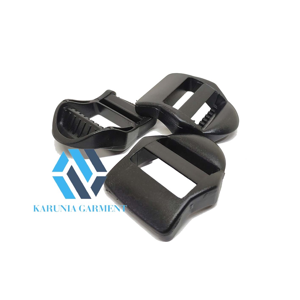 RING TANGGA GESPER TALI WEBBING TAS RANSEL 2.5 CM BUCKLE PLASTIK PP LGK RTC25 120 PCS