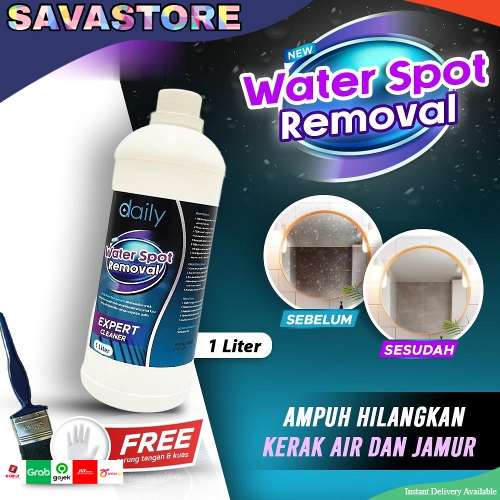 Cairan Pembersih Kaca - Pembersih Kaca Pembersih Cermin Pembersih Kerak Jamur Kaca - Daily Water Spot Removal Atasi Noda Air