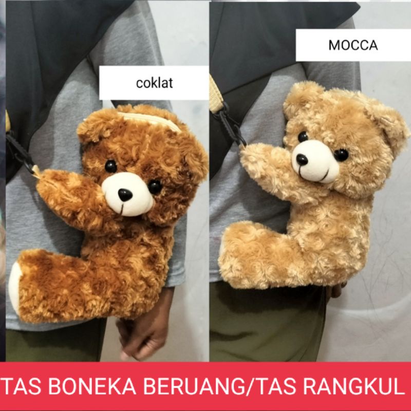 tas boneka beruang rangkul.tas anak / dewasa