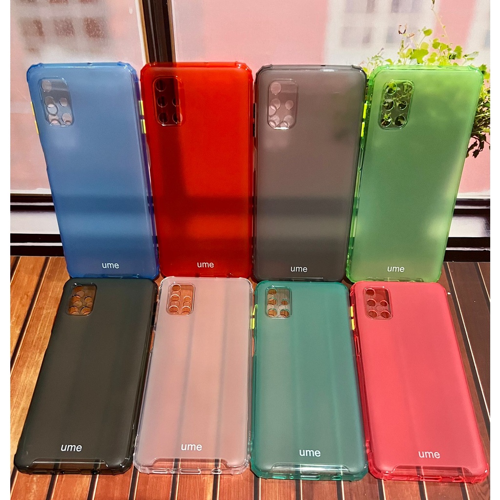 SAMSUNG GALAXY M51 CASE SILIKON UME TPU MATTE RAINBOW UNIQUE