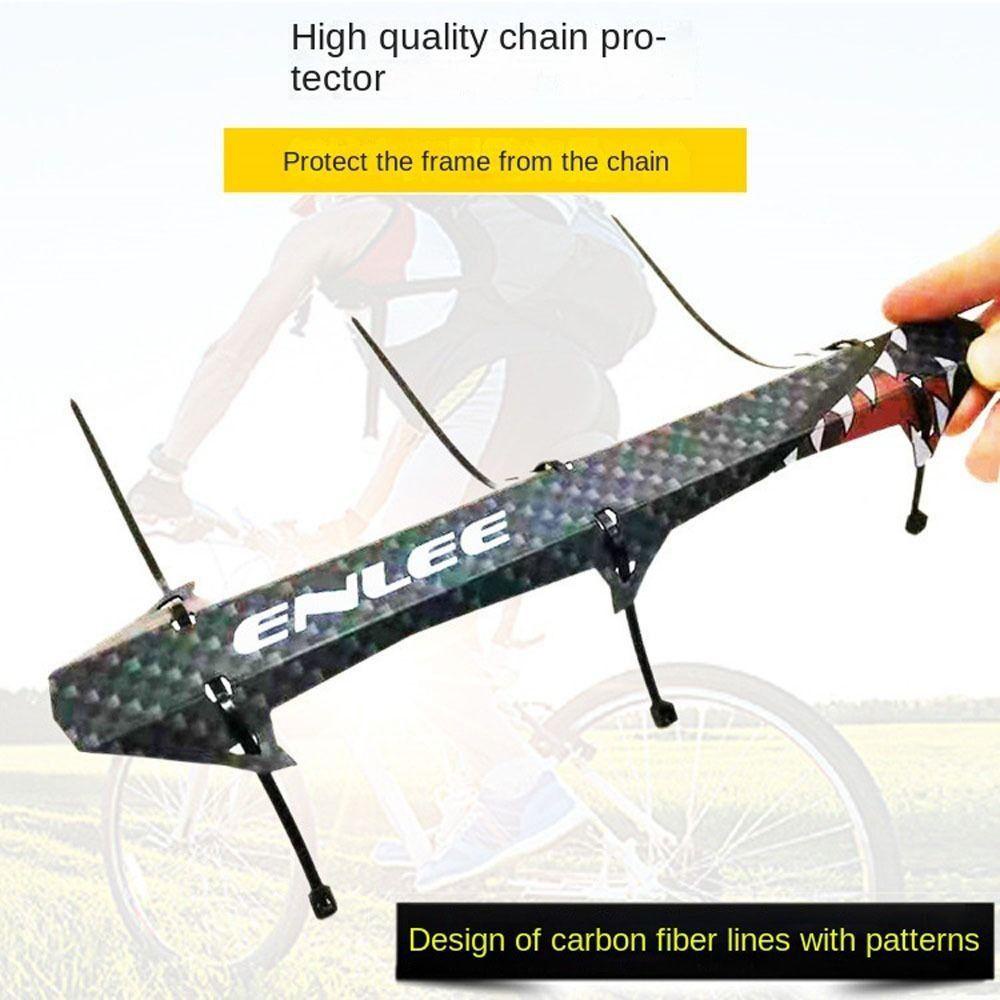 Lanfy Stiker Perlindungan Rantai Sepeda Bicycle Stickers Bicycle Parts Bike Chain Guard Cover Bike Chain Guard Decal