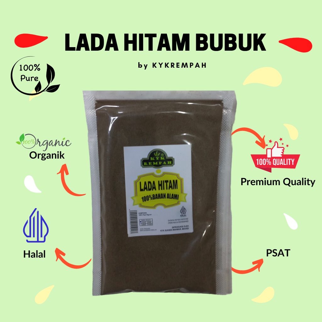 

Lada Hitam Bubuk Murni