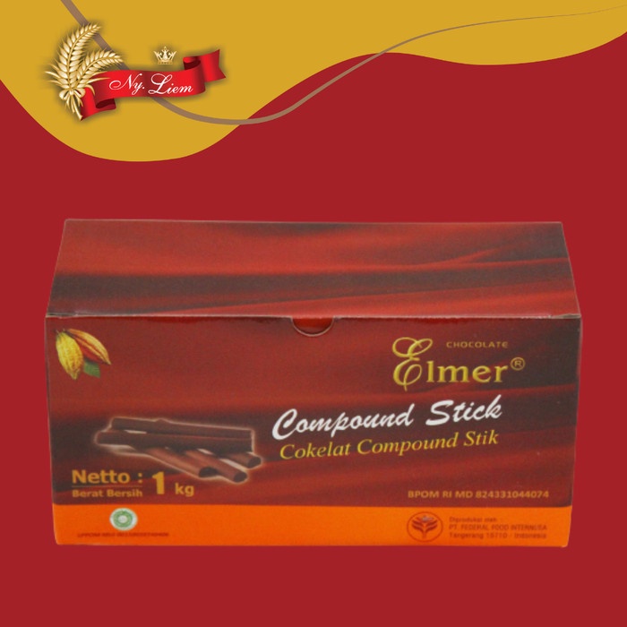 

ELMER Chocolate Compound Stick / Cokelat Batang HR 80 mm 1 kg