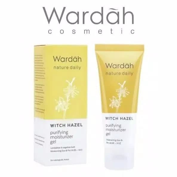 PUSAT-WARDAH NATURE DAILY WITCH HAZEL PURIFYING MOISTURIZER GEL 40ML