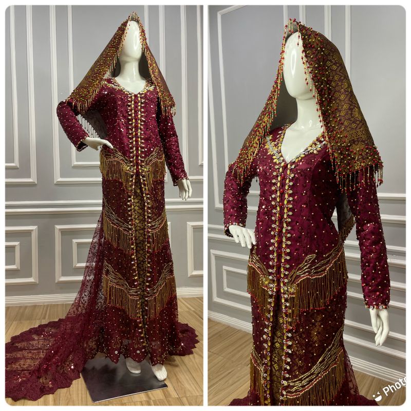 SET KOTO GADANG MELAYU MINANG /KOTO GADANG MELAYU PREMIUM//KEBAYA PENGANTIN KOTO GADANG MEWAH/GAUN WEDDING MODERN