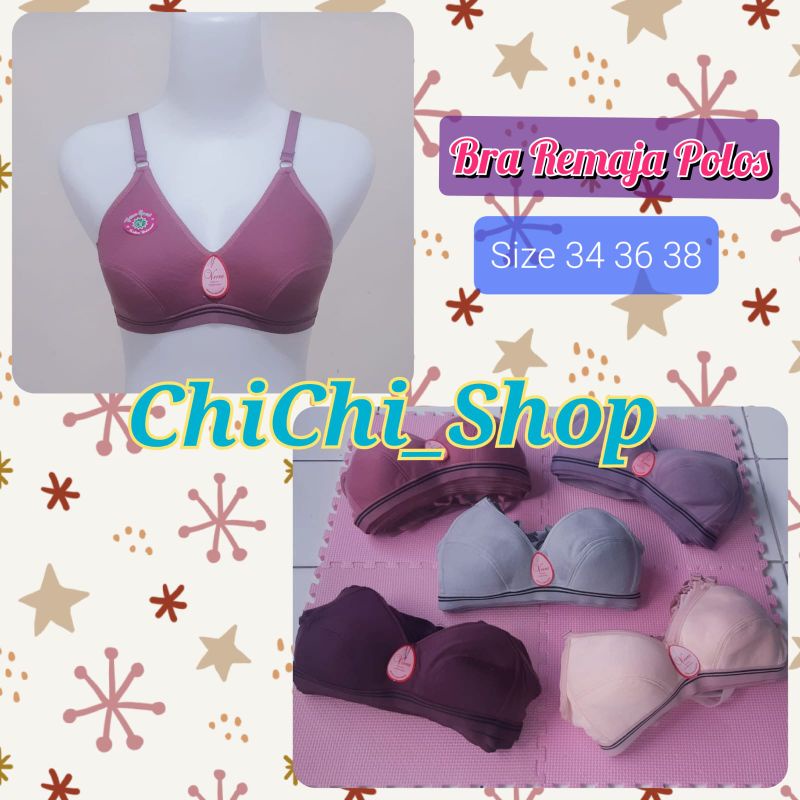 Sport Bra Remaja / BH ABG Motif Polos
