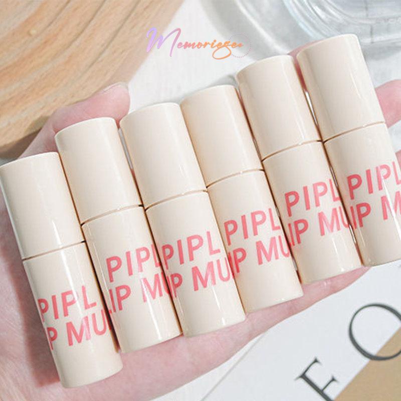 COD&Ready PIPL Lip Cream Matte Velvet Mist Lip Mud Korean Lipstick Tahan Lama Lip Tint Lip Clay Magic Casa Lip Mousse Lip Glaze Long Lasting Korea Import Murah-3