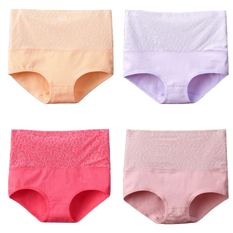 MOGYMOGY W228 Celana Dalam Highwaist Korset Pengecil Perut Bahan Katun Pakaian Dalam Wanita  Ukuran L &amp; XL