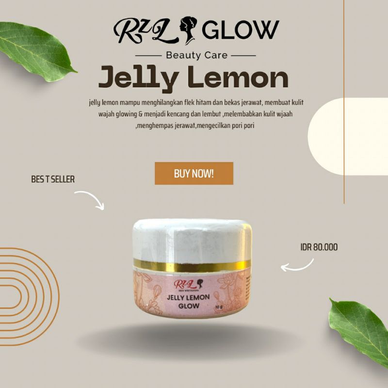 RZL GLOW-JELLY LEMON-SKINCARE AMPUH