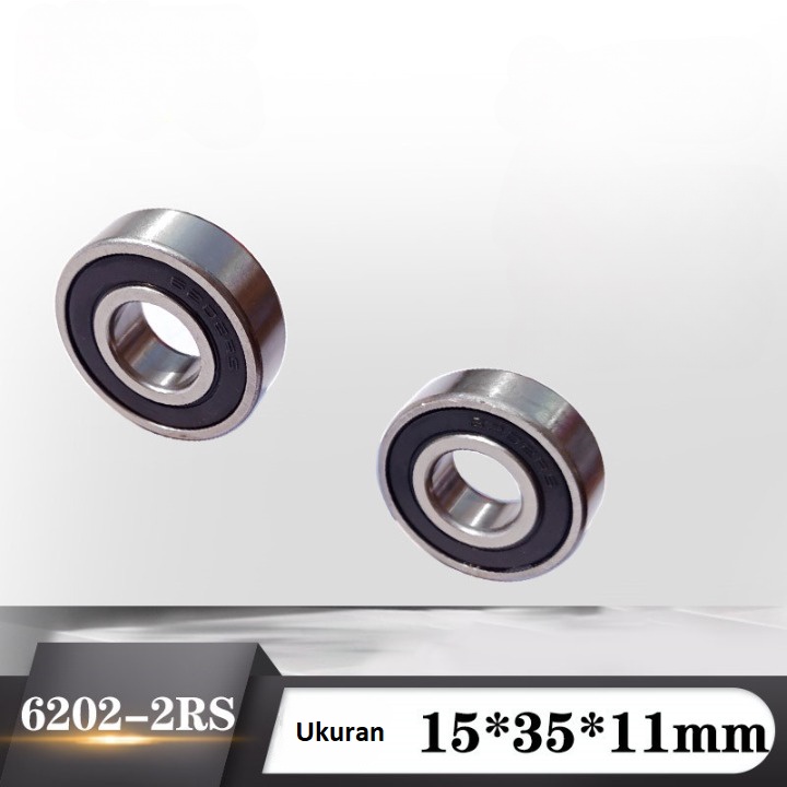 6202 2RS Bearing Ukuran 15*35*11 mm