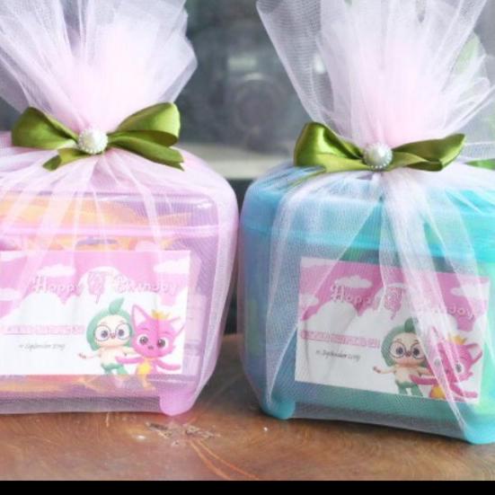 

12.12 Product HOT Souvenir ulang tahun box souvenir bingkisan snack box + ucapan ulang tahun buruan