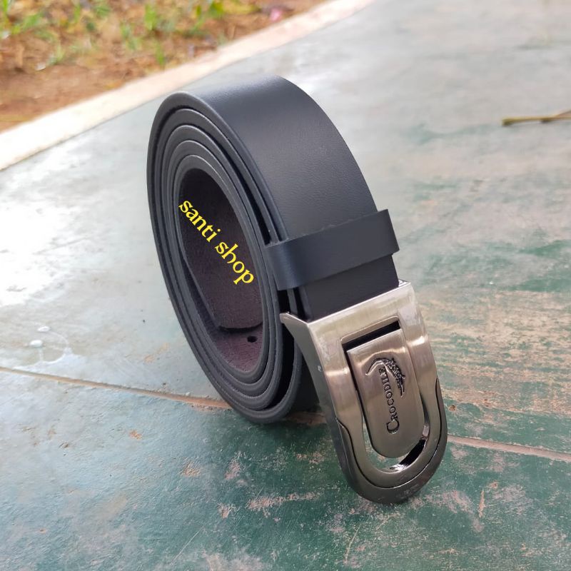 IKAT PINGGANG PRIA KULIT PREMIUM MENT BELT SABUK KULIT