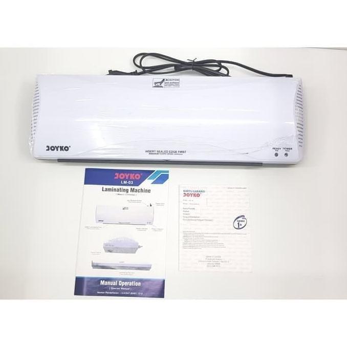 

Mesin Laminating A4 F4 A3 Joyko Lm-03 / Laminator/
