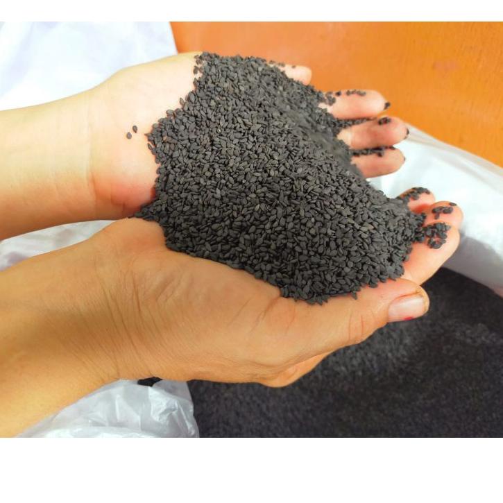 

trxHh6H1 Wijen Hitam Import 500 G Gram 1/2 kilo Black Sesame Seed Grade AA Fresh