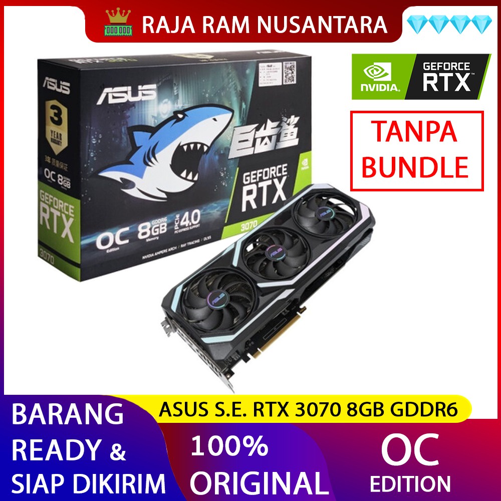 VGA ASUS RTX 3070 OC Edition 8 GB VGA GeForce RTX3070